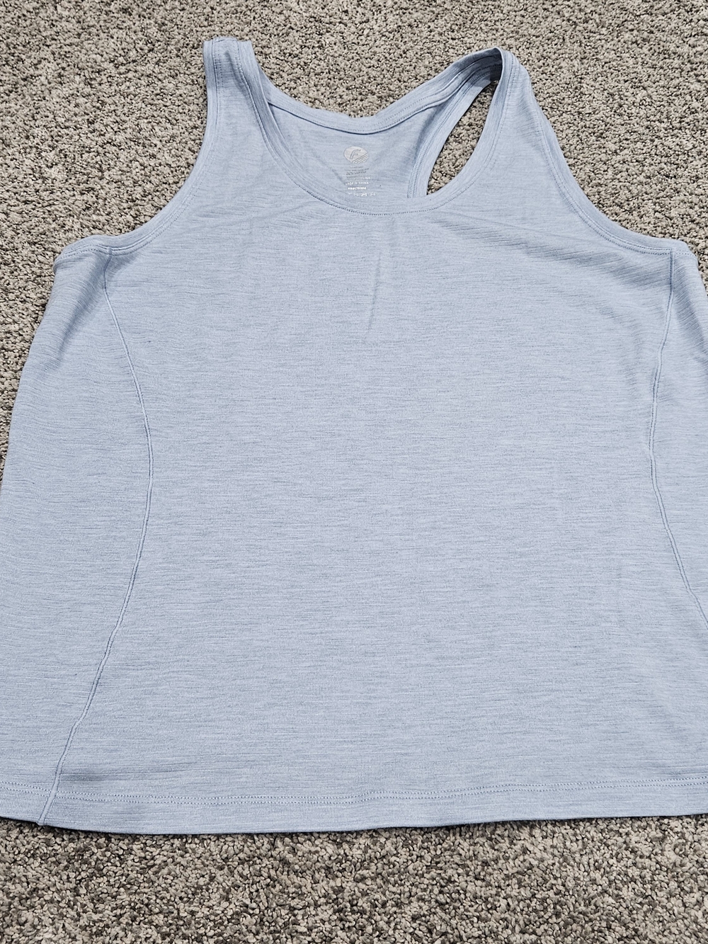 Fabletics Light Blue Racerback Tank